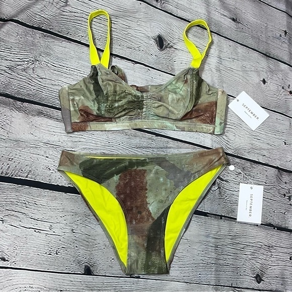 ✨NWT! Naya Bikini in Sea Camo by SEPTEMBER. - Picture 1 of 14